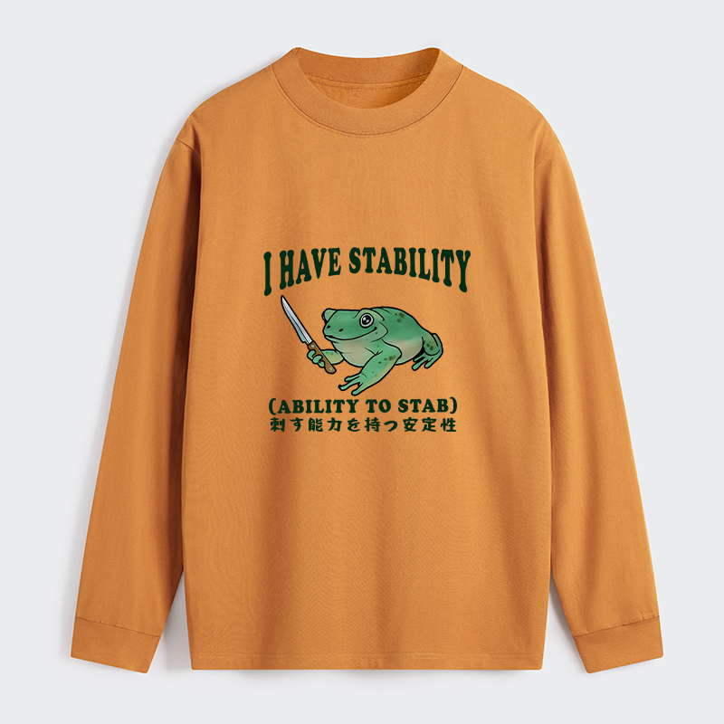 Tokyo-Tiger Mentally Stable Assassin Frog Classic Long Sleeve T-Shirt
