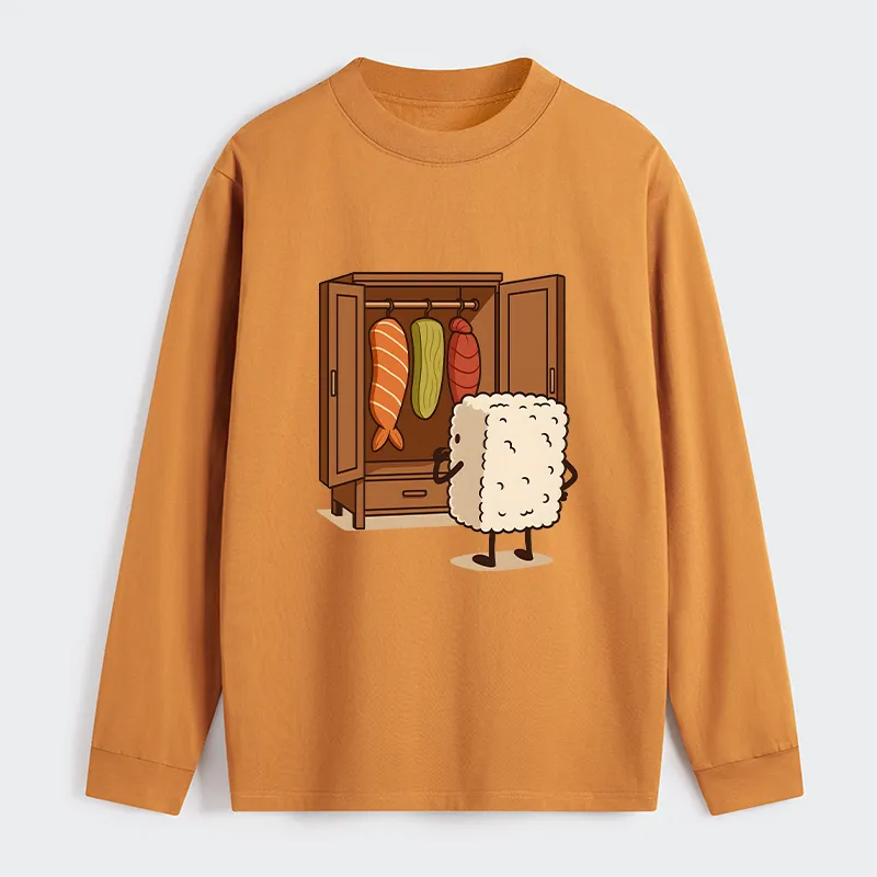 Tokyo-Tiger Sushi Pick Out Clothes Classic Long Sleeve T-Shirt