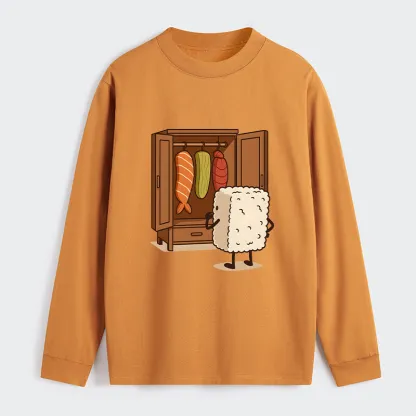 Tokyo-Tiger Sushi Pick Out Clothes Classic Long Sleeve T-Shirt