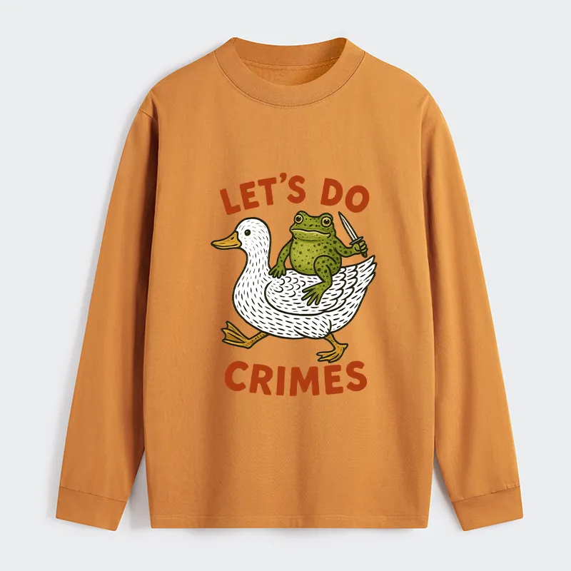 Tokyo-Tiger Frog Ready To Commit Crime Classic Long Sleeve T-Shirt Sale
