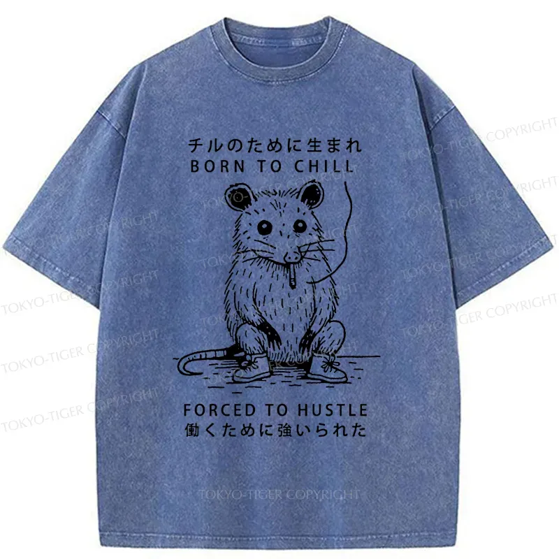 Tokyo-Tiger Busy Possum Washed T-Shirt