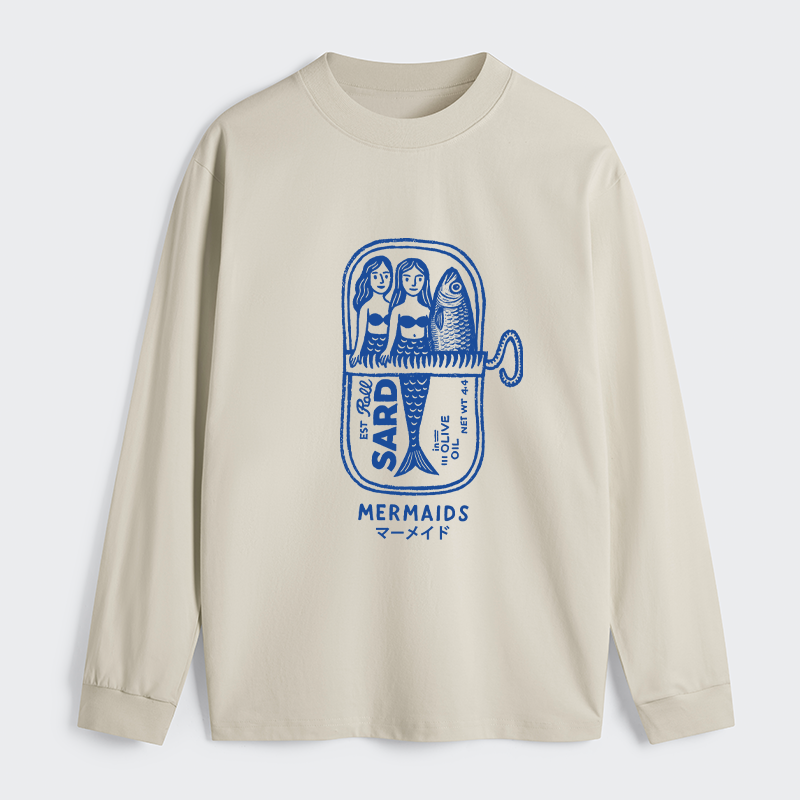 Tokyo-Tiger Mermaid Can Classic Long Sleeve T-Shirt