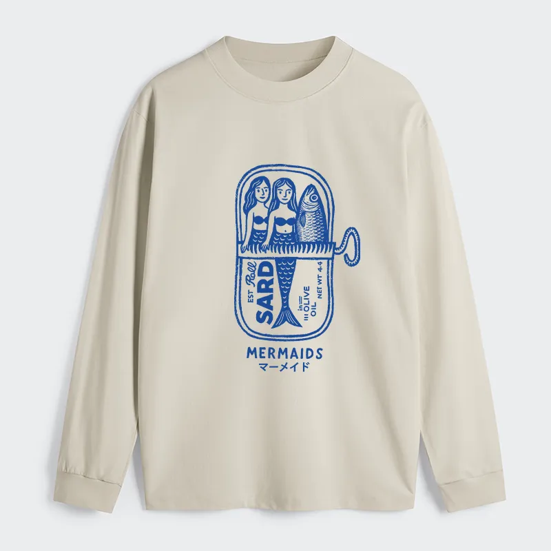 Tokyo-Tiger Mermaid Can Classic Long Sleeve T-Shirt