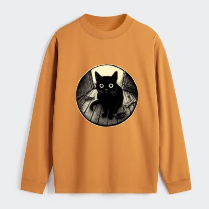 Tokyo-Tiger Waiting Black Cat Classic Long Sleeve T-Shirt
