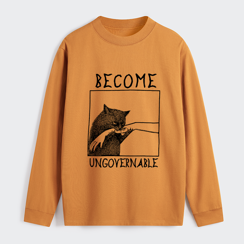 Tokyo-Tiger Cat Biting Arm Classic Long Sleeve T-Shirt