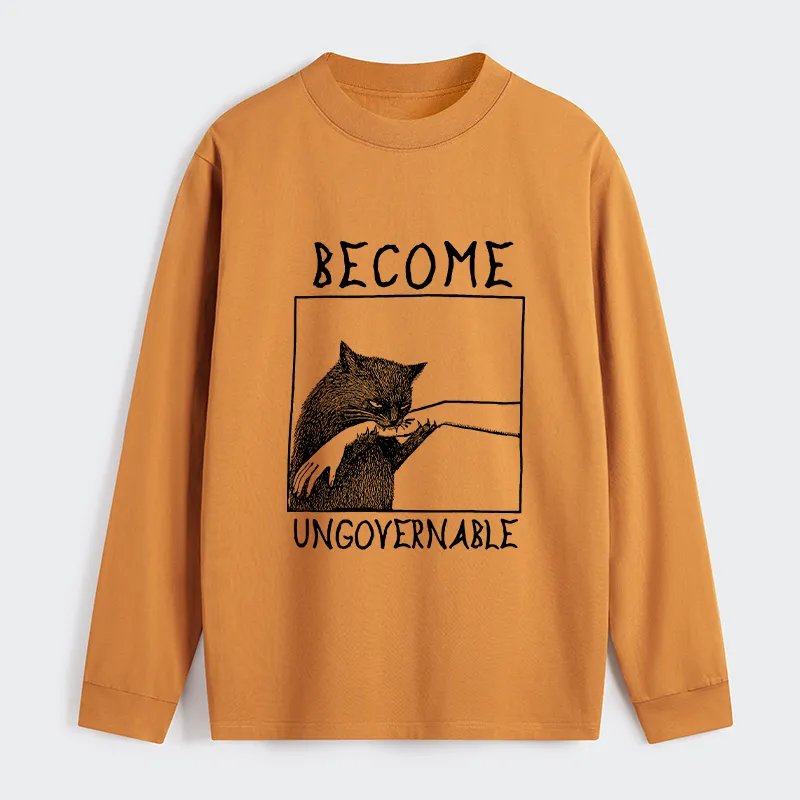 Tokyo-Tiger Cat Biting Arm Classic Long Sleeve T-Shirt