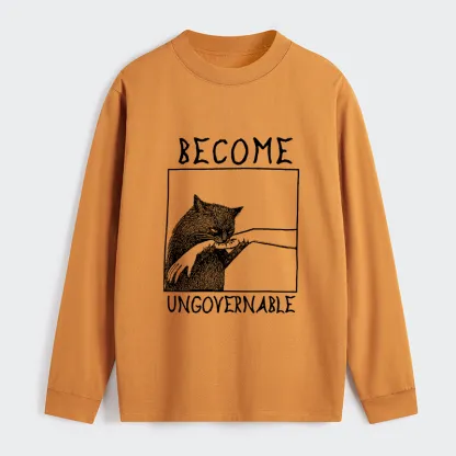 Tokyo-Tiger Cat Biting Arm Classic Long Sleeve T-Shirt