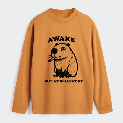 Tokyo-Tiger Smoking Capybara Classic Long Sleeve T-Shirt