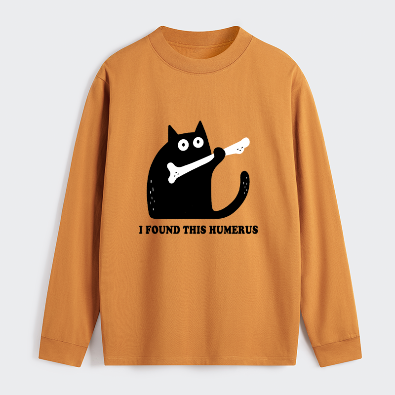 Tokyo-Tiger Cat Found This Humerus Classic Long Sleeve T-Shirt