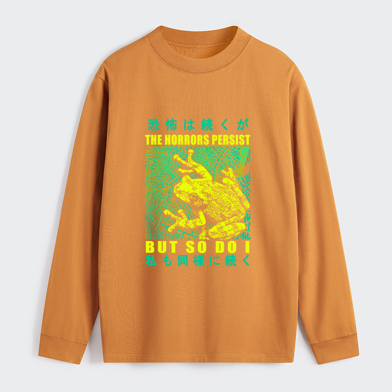 Tokyo-Tiger The Horrors Persist Forg Classic Long Sleeve T-Shirt