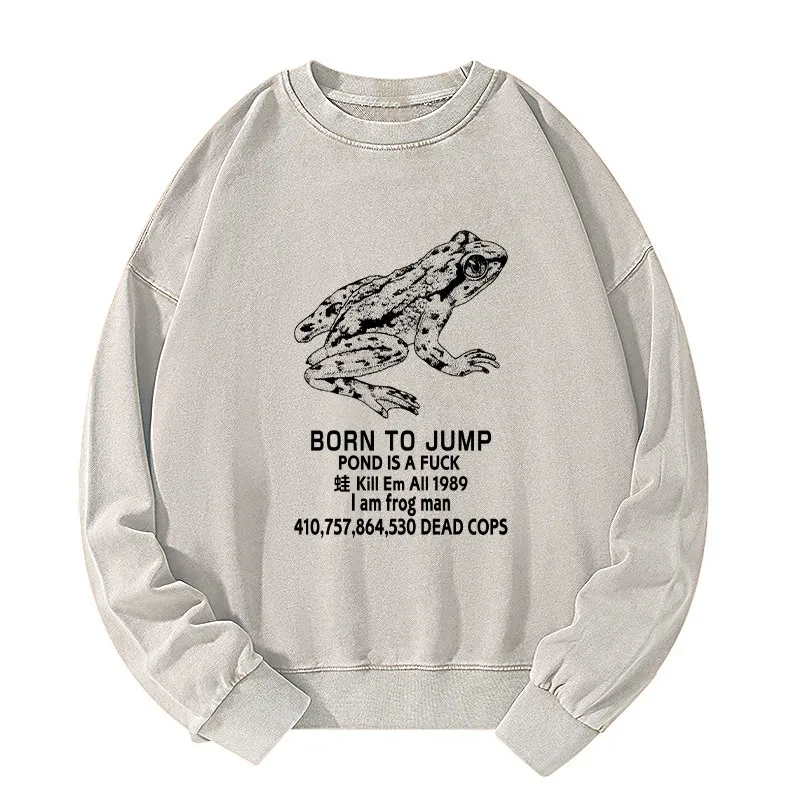Tokyo-Tiger Born To Jump Washed Sweatshirt Sale