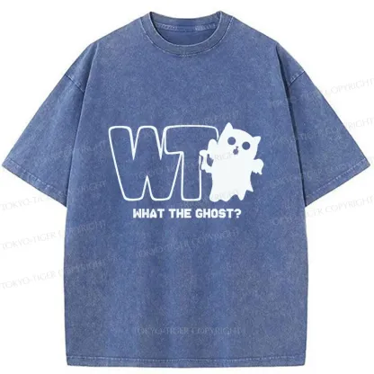 Tokyo-Tiger What The Ghost? Washed T-Shirt