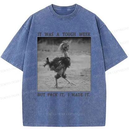 Tokyo-Tiger Successful Chicken Washed T-Shirt