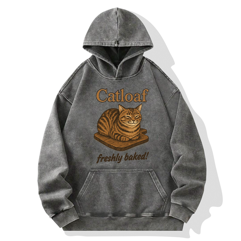 Tokyo-Tiger Japan Catloaf Washed Hoodie