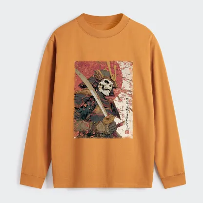 Tokyo-Tiger Samurai Under The Sakura Classic Long Sleeve T-Shirt