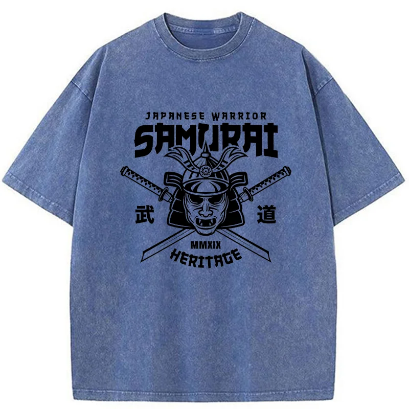 Tokyo-Tiger Bushido Japan Washed T-Shirt