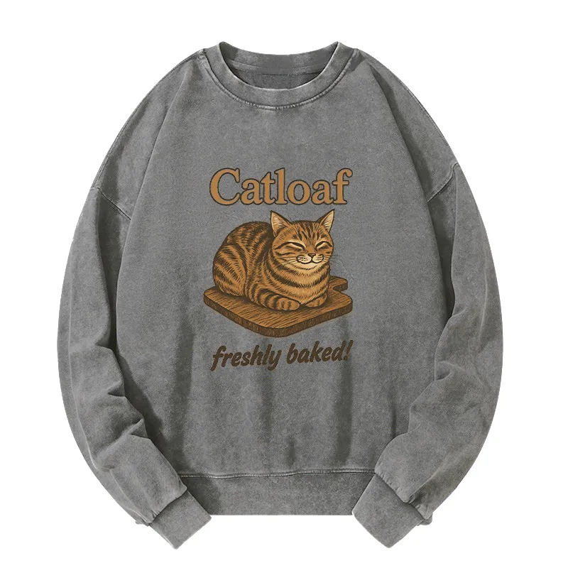 Tokyo-Tiger Japan Catloaf Washed Sweatshirt