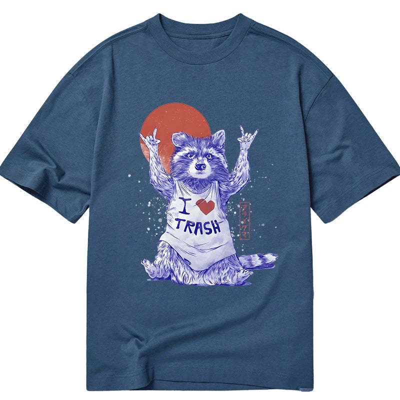 Tokyo-Tiger I love Trash Classic T-Shirt Sale