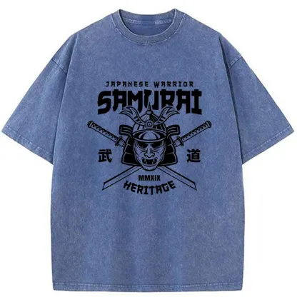 Tokyo-Tiger Bushido Japan Washed T-Shirt