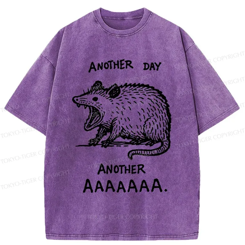 Tokyo-Tiger Screaming Possum Washed T-Shirt