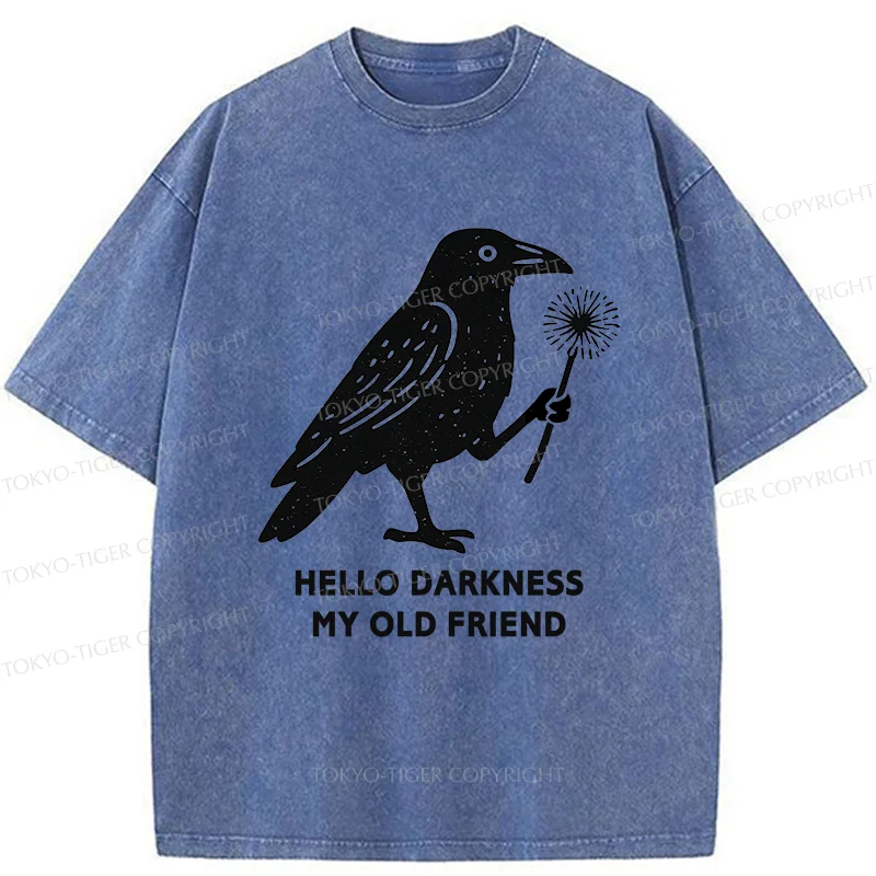 Tokyo-Tiger My Old Friend The Crow Washed T-Shirt