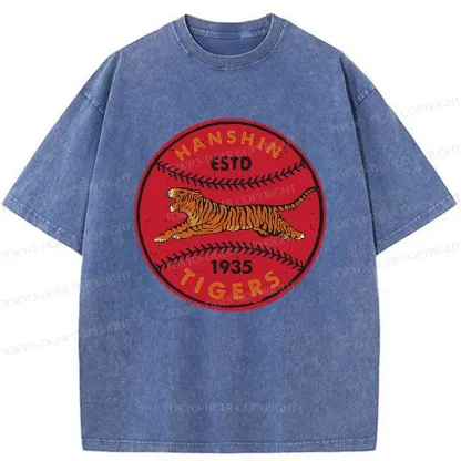 Tokyo-Tiger Osaka Tigers Japanese Washed T-Shirt