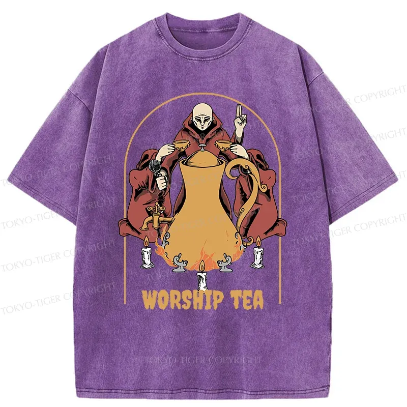 Tokyo-Tiger Tea Ceremony Washed T-Shirt Sale
