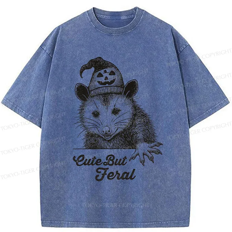 Tokyo-Tiger Halloween Possum Washed T-Shirt Sale