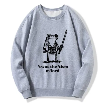 Tokyo-Tiger Focused Samurai Frog Classic Sweatshirt