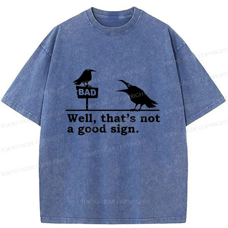 Tokyo-Tiger Bad Omen Washed T-Shirt