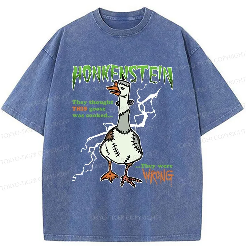 Tokyo-Tiger Halloween Goose Washed T-Shirt