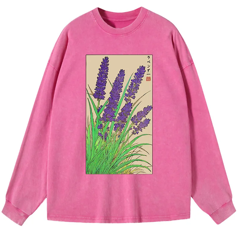 Tokyo-Tiger Delicious Chinese Food Washed Long Sleeve T-Shirt Sale