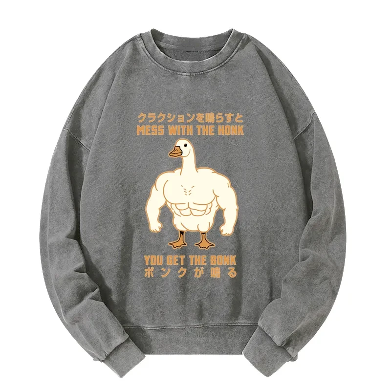 Tokyo-Tiger Strong Goose Japanese Washed Sweatshirt