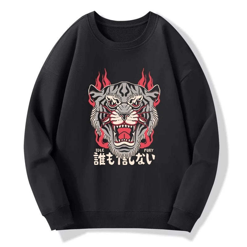 Tokyo-Tiger Retro Tiger Japanese Sweatshirt Sale