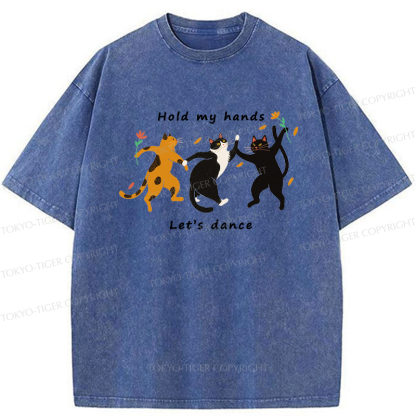 Tokyo-Tiger The Dancing Cats Washed T-Shirt