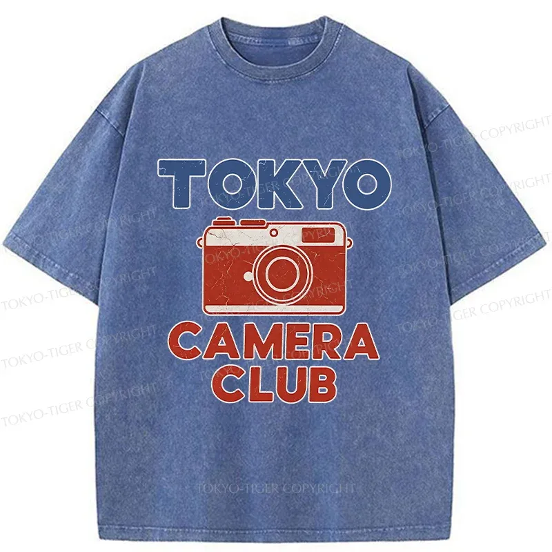 Tokyo-Tiger Tokyo Camera Washed T-Shirt