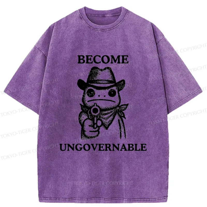 Tokyo-Tiger Frog Is Targeting You Washed T-Shirt