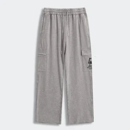 Tokyo-Tiger Focused Samurai Frog Washed Utility Sweatpants