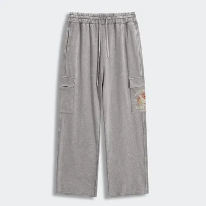 Tokyo-Tiger Hattori Lion Japanese Samurai Washed Utility Sweatpants