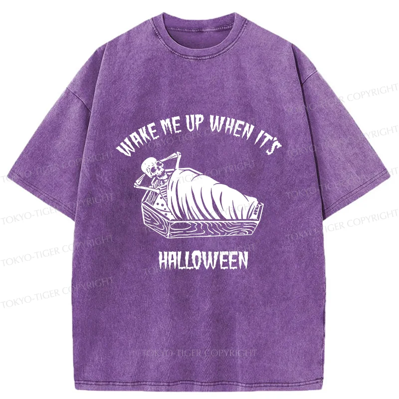 Tokyo-Tiger Wake Me Up Washed T-Shirt