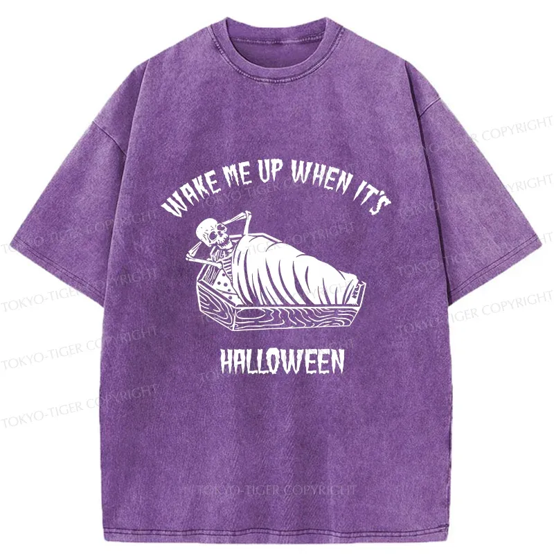 Tokyo-Tiger Wake Me Up Washed T-Shirt