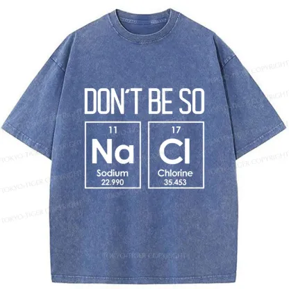 Tokyo-Tiger Salty Funny Washed T-Shirt