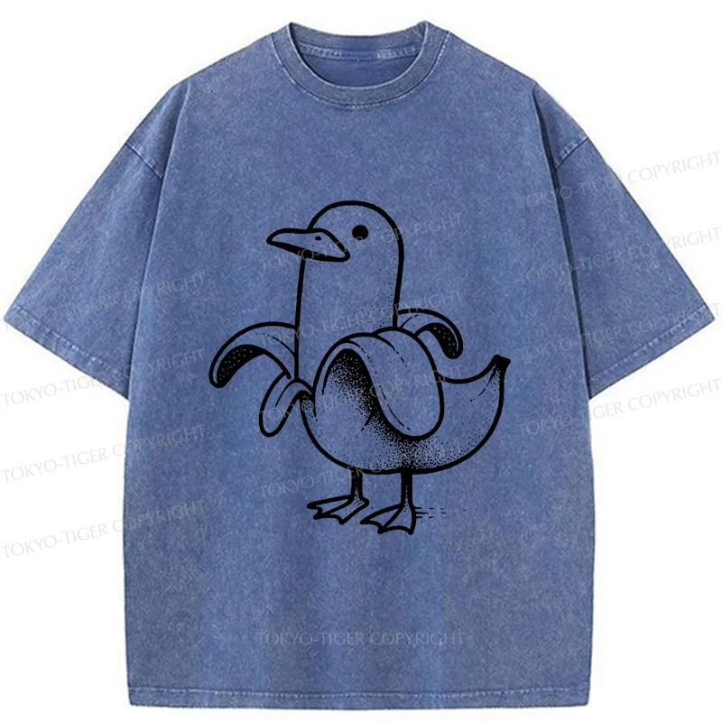 Tokyo-Tiger Banana Duck Washed T-Shirt