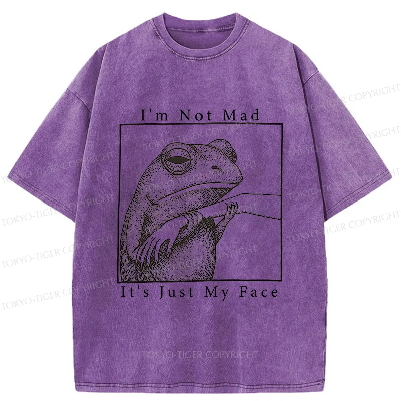 Tokyo-Tiger Expressionless Frog Washed T-Shirt