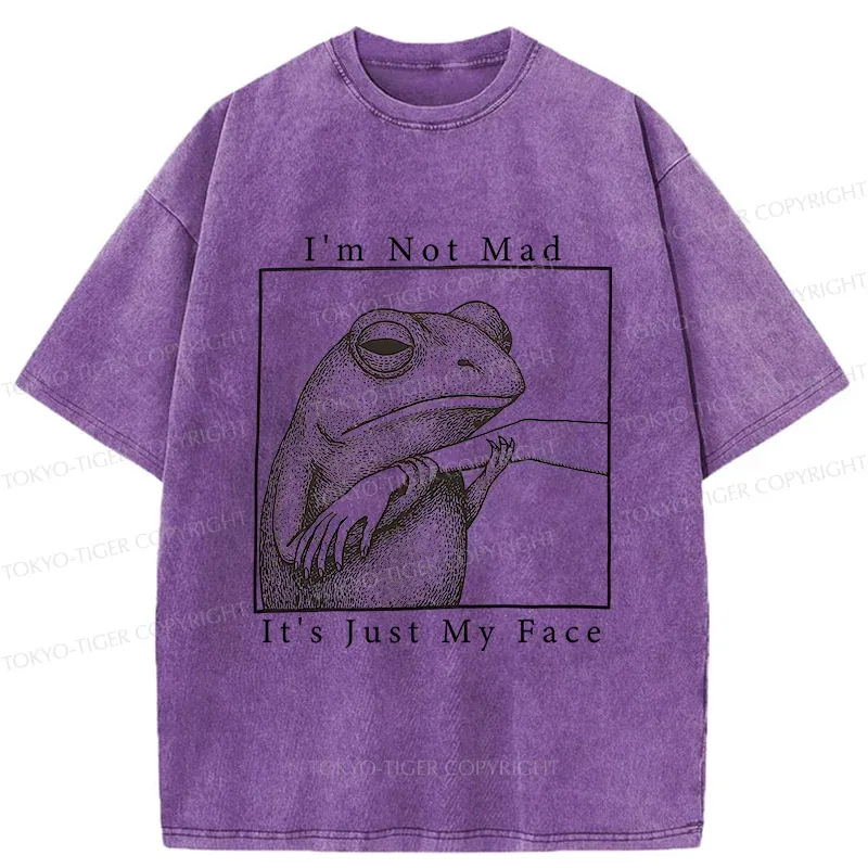 Tokyo-Tiger Expressionless Frog Washed T-Shirt