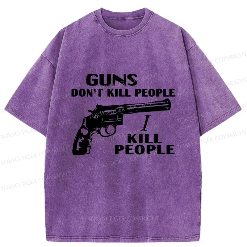 Tokyo-Tiger Weapons Are Not Original Sin Washed T-Shirt