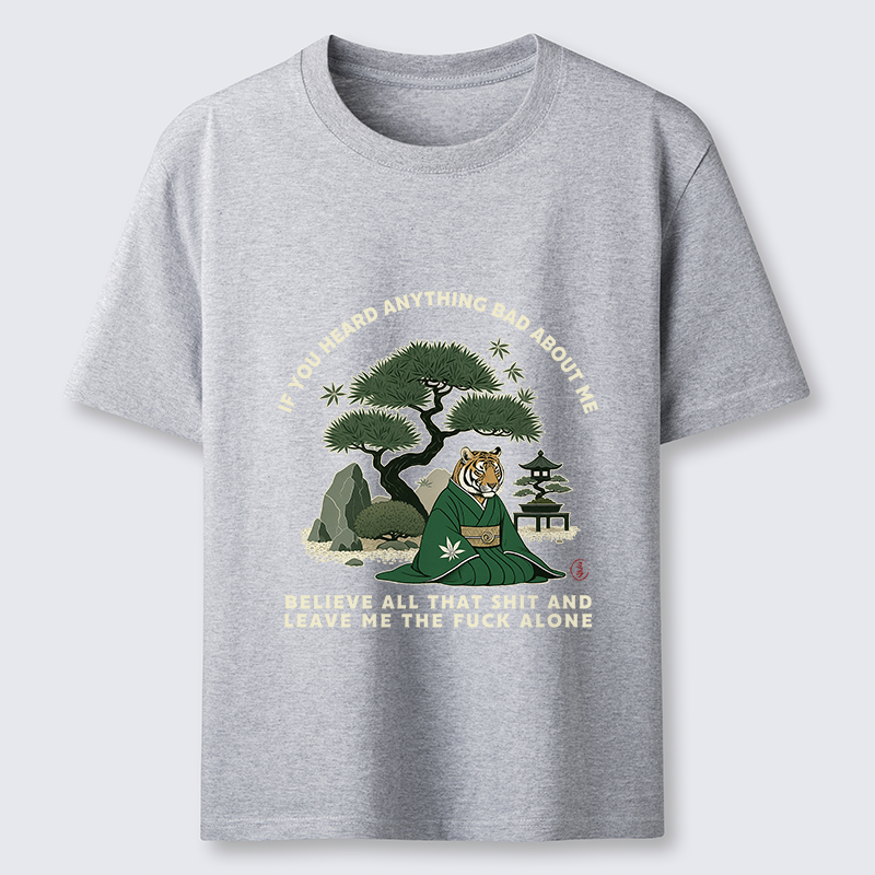 Tokyo-Tiger Funny Ukiyoe Tiger Samurai Zen Classic T-Shirt