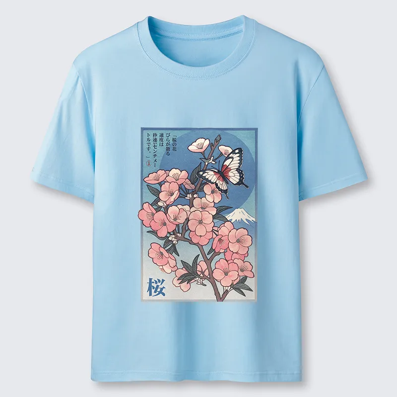 Tokyo-Tiger Ukiyoe Japanese Cherry blossoms Poster Classic T-Shirt
