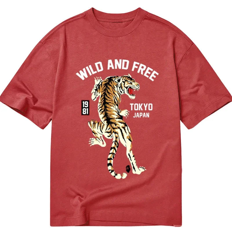 Tokyo-Tiger Tiger Street Cotton Classic T-Shirt Sale – tokyo