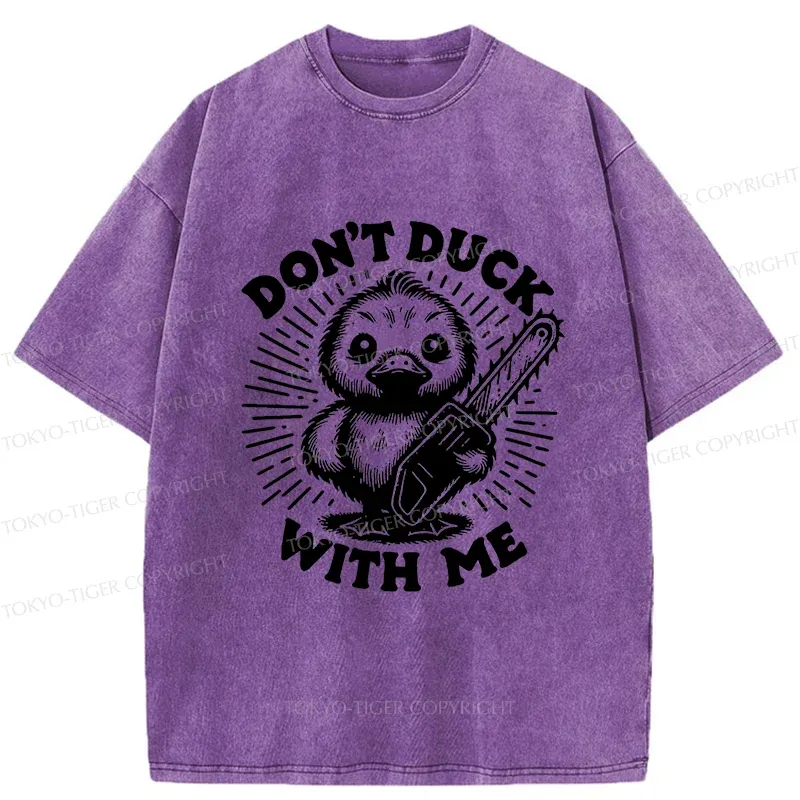 Tokyo-Tiger Scary Duck Washed T-Shirt